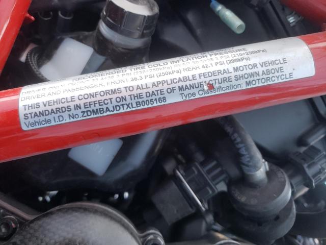2020 DUCATI HYPERMOTAR ZDMBAJDTXLB005168