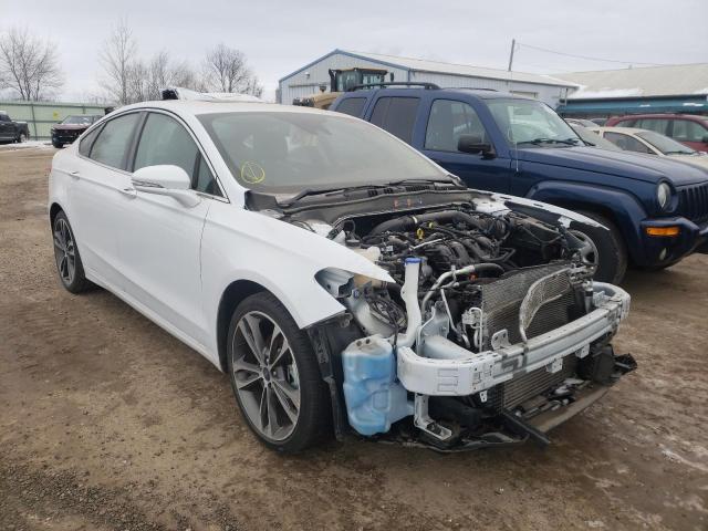 Salvage cars for sale from Copart Pekin, IL: 2020 Ford Fusion Titanium