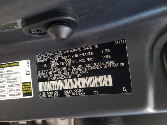 2021 LEXUS RX 450H 2T2JGMDA3MC066236