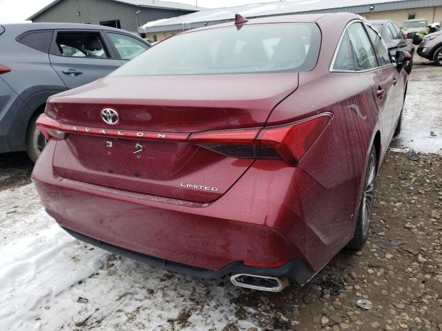 2019 TOYOTA AVALON XLE - Right Rear View