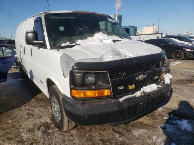 Salvage trucks for sale at Chicago Heights, IL auction: 2006 Chevrolet Express G2