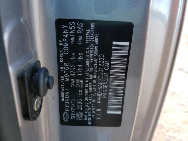 2013 HYUNDAI ELANTRA CO KMHDH6AE7DU012230