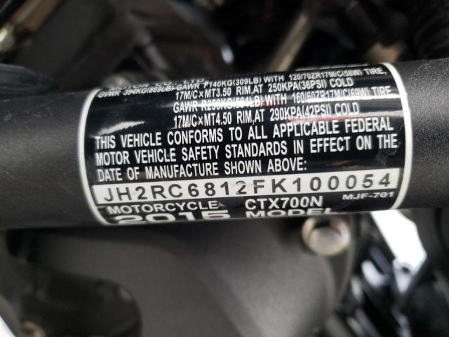 2015 HONDA CTX700 N JH2RC6812FK100054