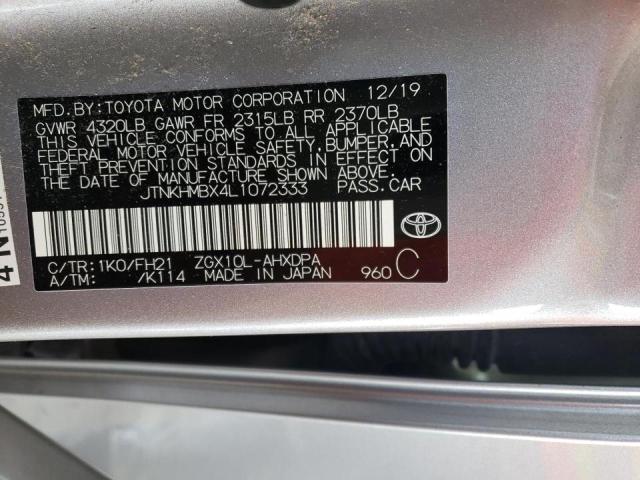 2020 TOYOTA C-HR XLE - JTNKHMBX4L1072333