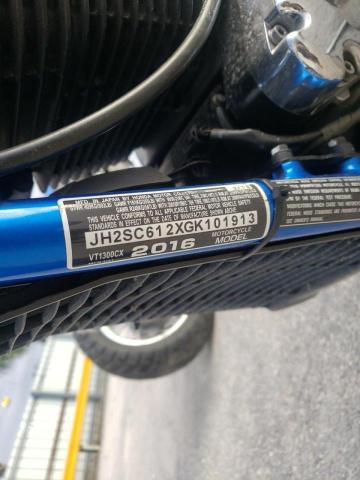 2016 HONDA VT1300 CX JH2SC612XGK101913