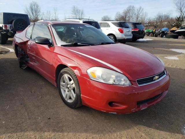Salvage cars for sale from Copart Columbia Station, OH: 2007 Chevrolet Monte Carl