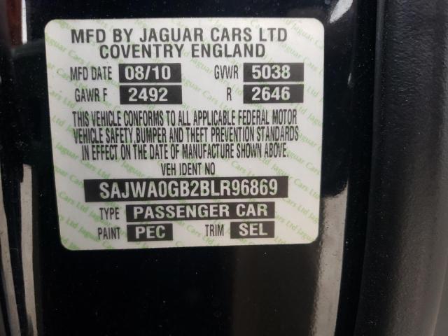 2011 JAGUAR XF PREMIUM SAJWA0GB2BLR96869