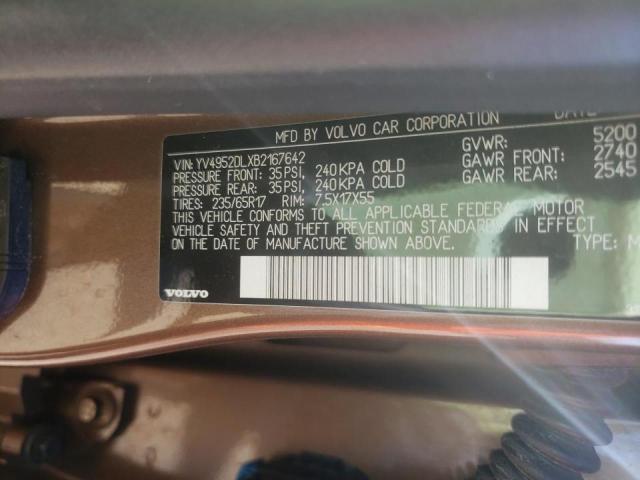 2011 VOLVO XC60 3.2 YV4952DLXB2167642