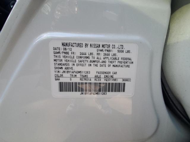 2013 INFINITI M37 JN1BY1AP4DM511263