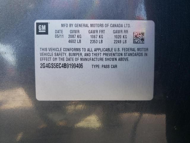 2011 BUICK REGAL CXL 2G4GS5EC4B9199406