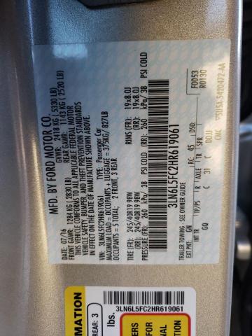 2017 LINCOLN MKZ RESERV 3LN6L5FC2HR619061