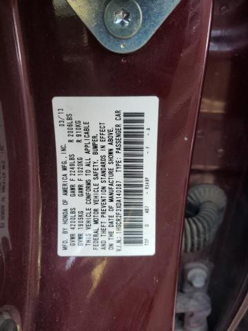2013 HONDA ACCORD LX - 1HGCR2F3XDA140087