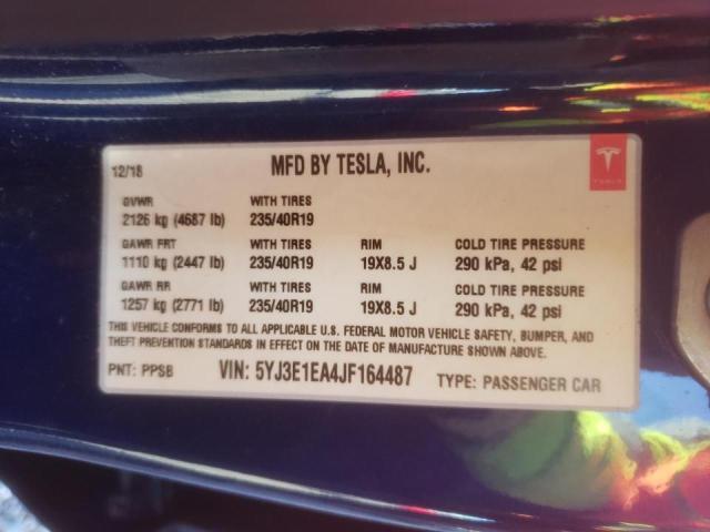 2018 TESLA MODEL 3 - 5YJ3E1EA4JF164487