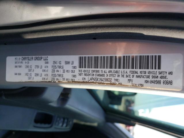 2010 JEEP LIBERTY SP 1J4PN2GK1AW150632