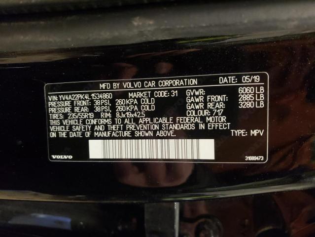 2020 VOLVO XC90 YV4A22PK4L1534860