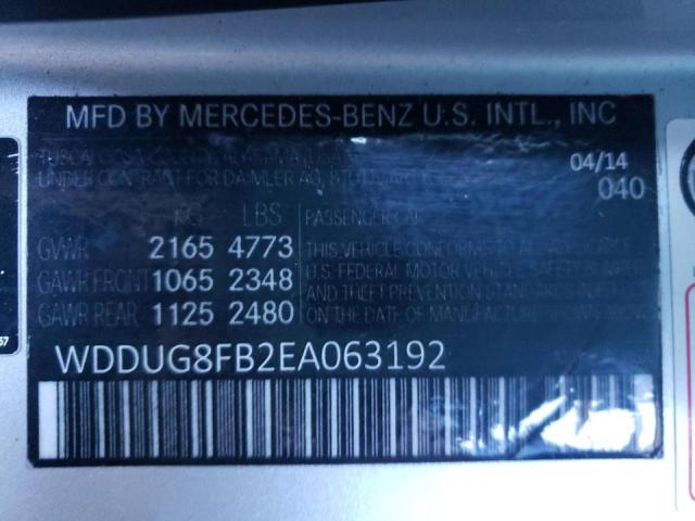 VIN WDDUG8FB2EA063192 2014 Mercedes-Benz S-Class, 5... no.10