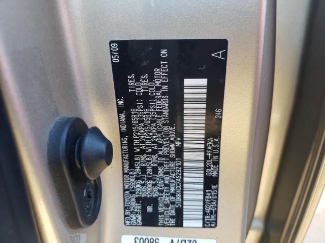 2010 TOYOTA SIENNA CE 5TDKK4CC7AS292101
