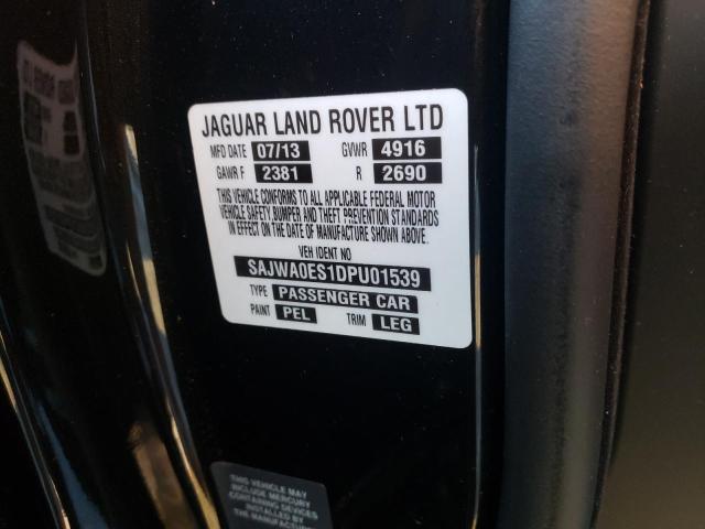 2013 JAGUAR XF SAJWA0ES1DPU01539