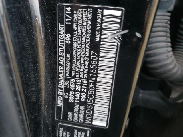 2015 MERCEDES-BENZ CLA 45 AMG WDDSJ5CB0FN165807