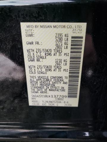 2020 NISSAN MURANO SL 5N1AZ2CS8LN137709