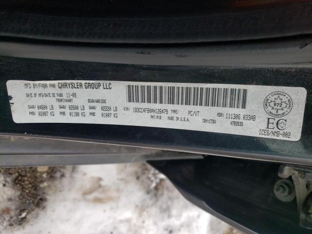 2010 DODGE AVENGER SX 1B3CC4FB0AN126479