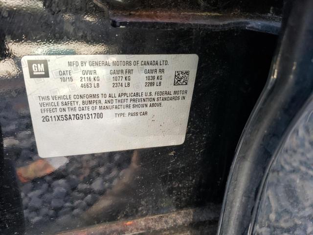 2016 CHEVROLET IMPALA LS - 2G11X5SA7G9131700