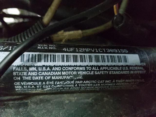 2012 ARCTIC CAT WILDCAT 4UF12MPV1CT309155