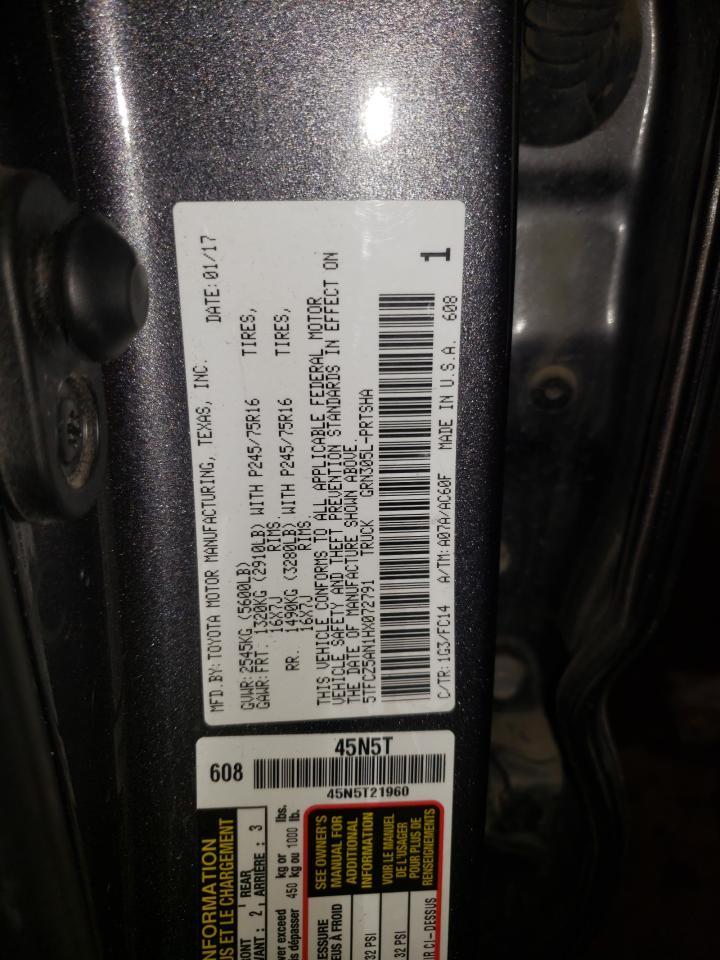5TFCZ5AN1HX072791 2017 Toyota Tacoma Double Cab 5TFCZ5AN1HX072791 2017 Toyota Tacoma Double Cab