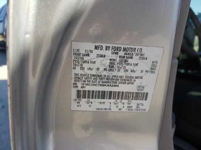 2011 FORD ESCAPE XLS 1FMCU0C78BKA92469