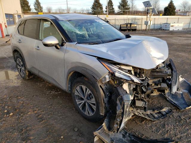 Salvage cars for sale from Copart Des Moines, IA: 2021 Nissan Rogue SV