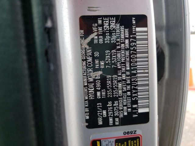 2013 HYUNDAI SANTA FE 5XYZU3LA1DG075971