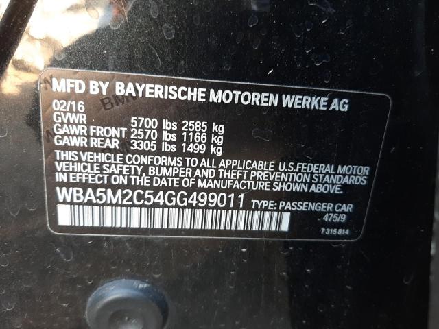 2016 BMW 535 IGT WBA5M2C54GG499011