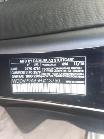 2017 MERCEDES-BENZ B 250E WDDVP9AB5HJ013750