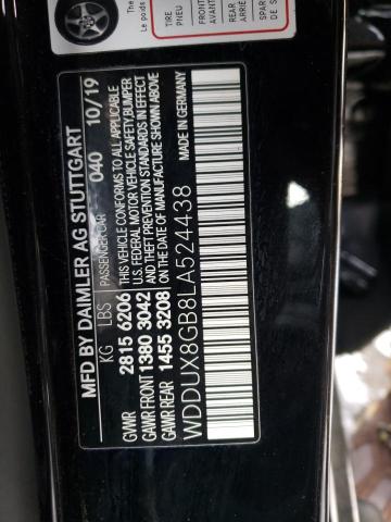 2020 MERCEDES-BENZ S MERCEDES WDDUX8GB8LA524438