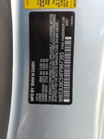 2015 BMW M4 WBS3U9C54FP967393