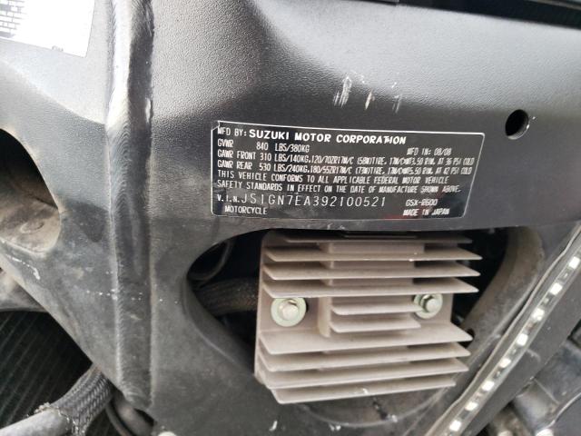 2009 SUZUKI GSX-R600 JS1GN7EA392100521