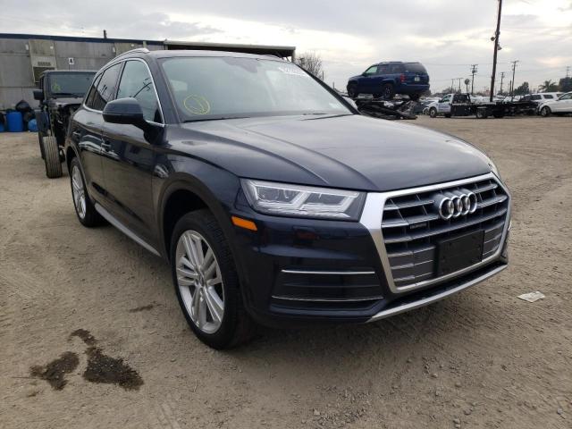 Salvage cars for sale from Copart Los Angeles, CA: 2020 Audi Q5 Premium