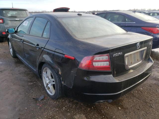 VIN: 19UUA66207A019406 Auction: COPART Lot: 55508222 Location: IN - DYER VIN: 19UUA66207A019406 ACURA TL 2007 BLACK Photo 3