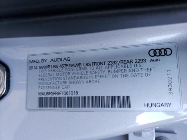 2015 AUDI A3 WAUBFGFF9F1061018
