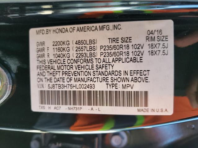 2017 ACURA RDX ADVANC 5J8TB3H75HL002493