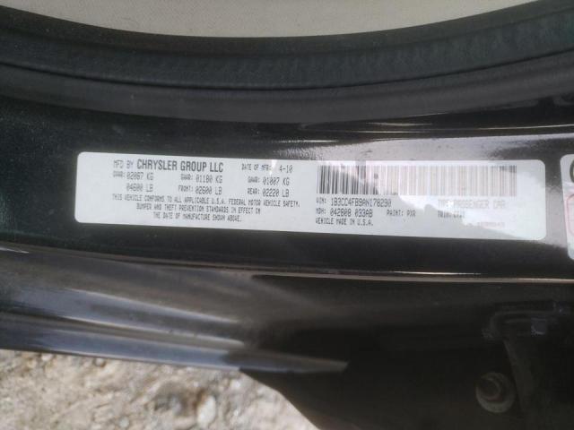 2010 DODGE AVENGER SX 1B3CC4FB9AN178290