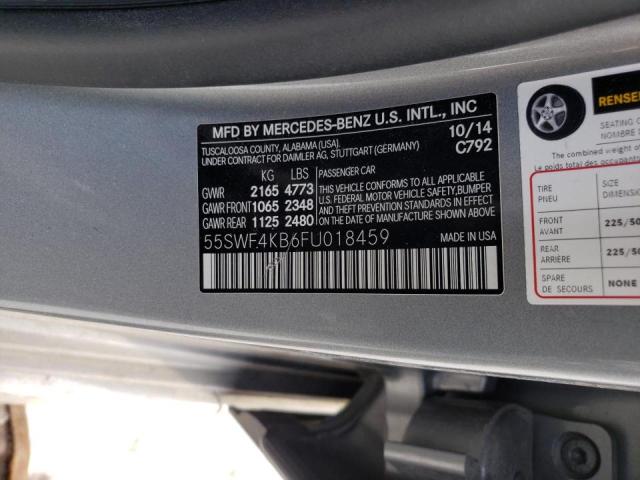 2015 MERCEDES-BENZ C300 55SWF4KB6FU018459