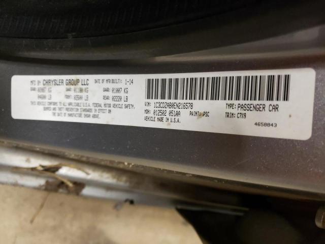 2014 DODGE AVENGER SE 1C3CDZAB0EN216578