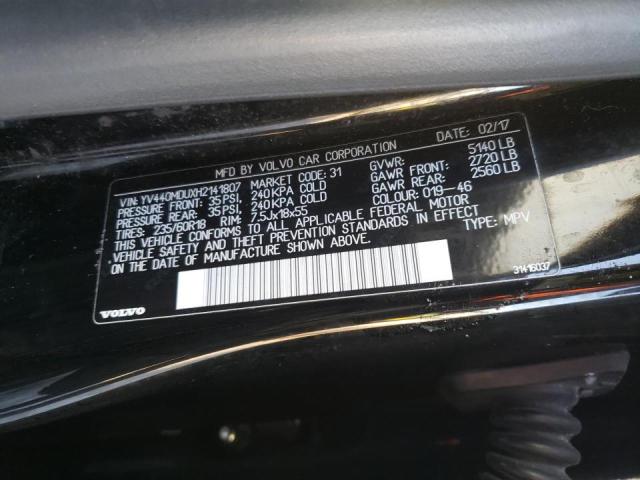 2017 VOLVO XC60 T5 IN YV440MDUXH2141807