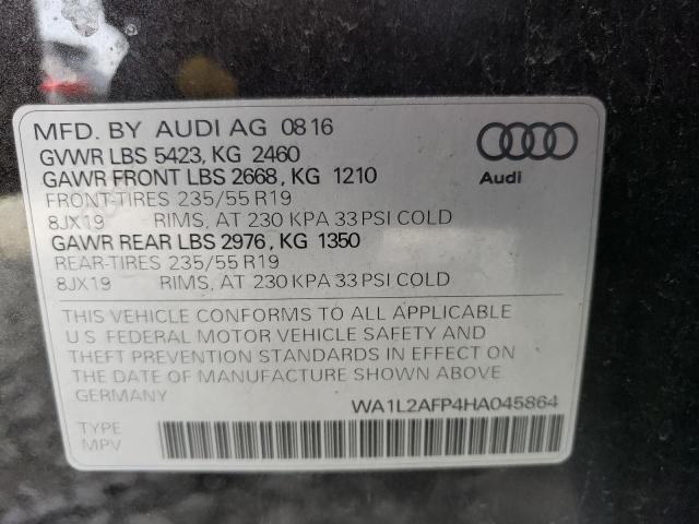 VIN WA1L2AFP4HA045864 2017 Audi Q5, Premium Plus no.10