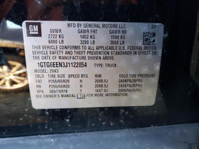 2018 GMC CANYON DEN 1GTG6EEN3J1122054