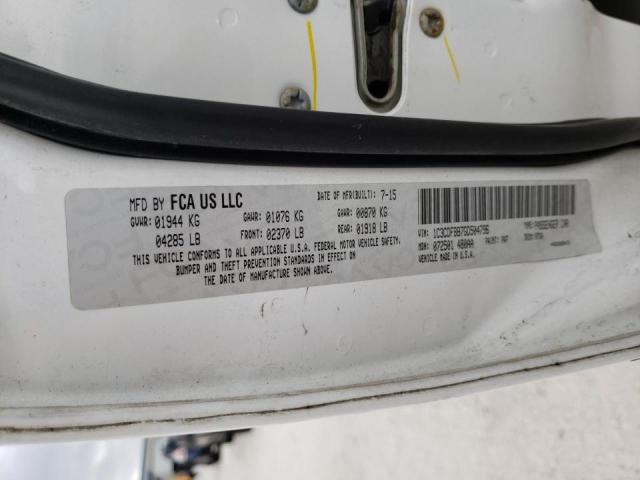 2016 DODGE DART SXT 1C3CDFBB7GD504796