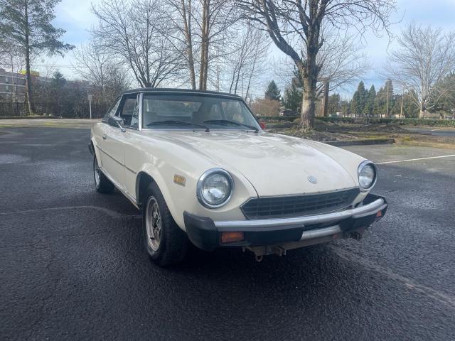 Fiat salvage cars for sale: 1980 Fiat 124 Spider