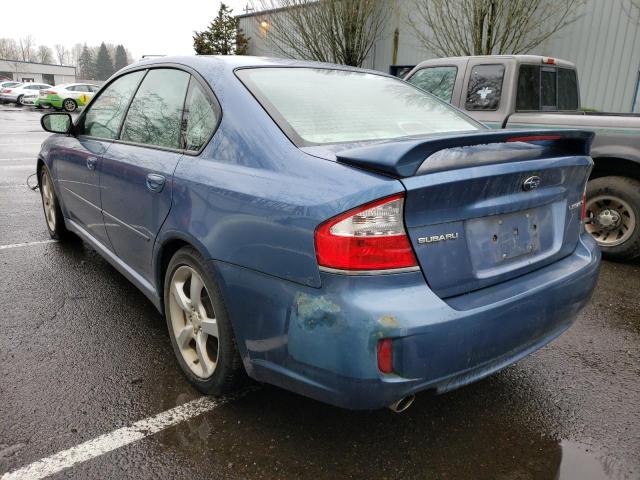 2008 SUBARU LEGACY 2.5 - Right Front View