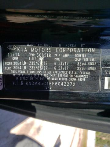 2015 KIA SEDONA LX KNDMB5C16F6042272